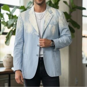 AUTH MOSCHINO Runway piece bleached blazer!